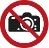 Proibido o uso de câmeras fotográficas, celulares e filmadoras sem autorização.